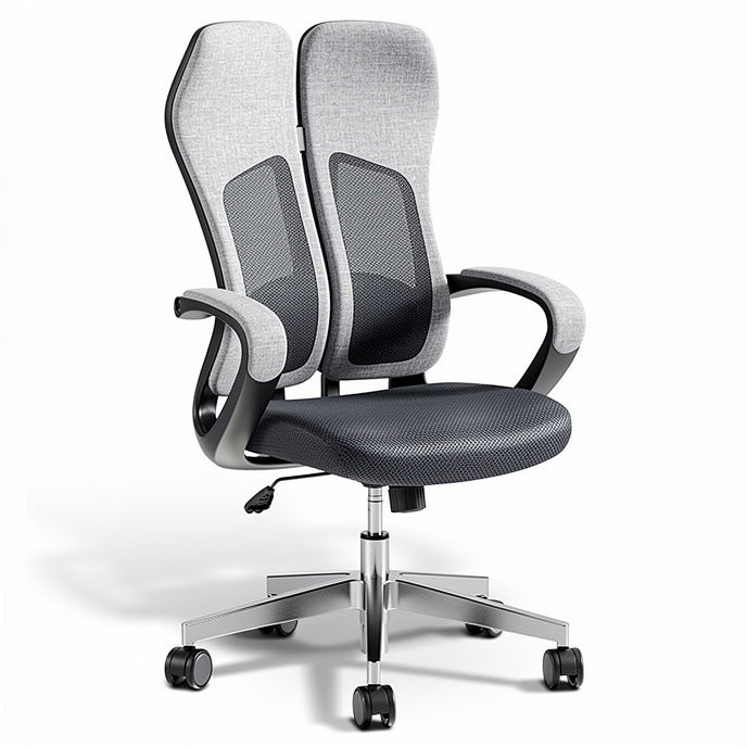 **Ergonomische Dubbele Rugleuning Kantoorstoel met Mesh Bekleding**