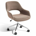 **Ergonomische bureaustoel met gestoffeerde zitting en verstelbare hoogte**